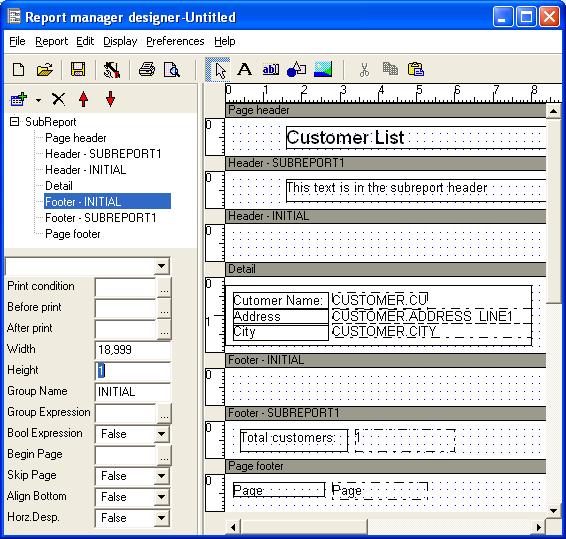 Header With Group Names Examples Group header and footer - Report Manager Docs