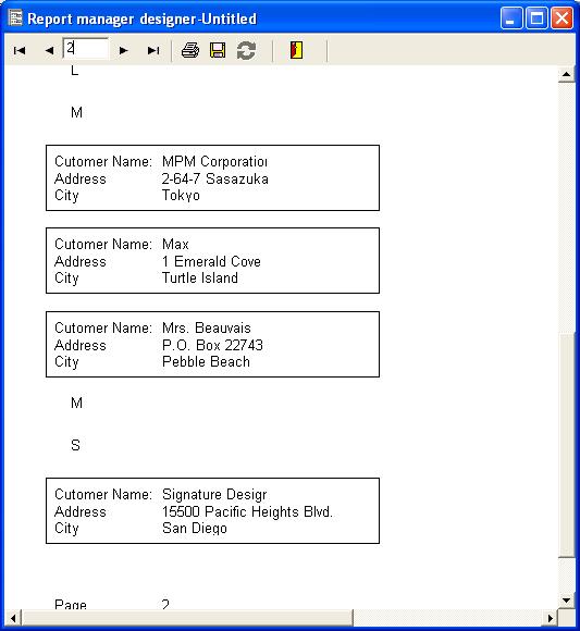 Group header and footer - Report Manager Docs